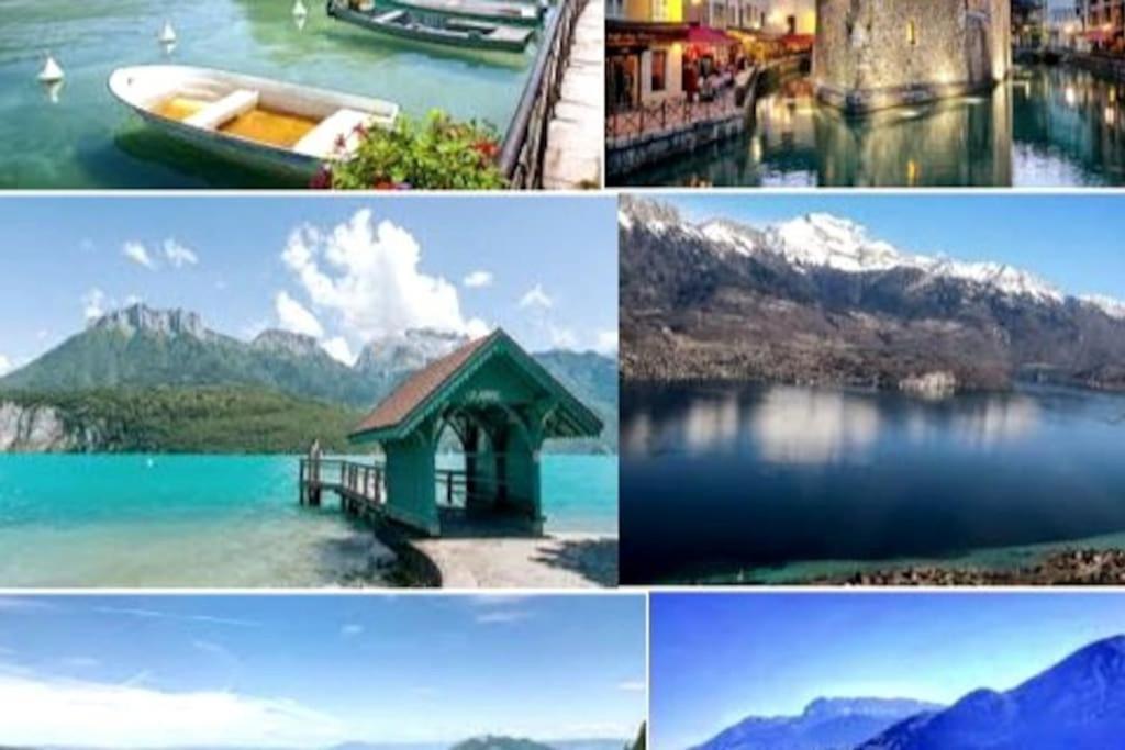 Appartement Independant 30 M² A 500M Du Lac, 2 Velos Et Parking Fournis Sévrier エクステリア 写真